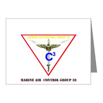 MACG38 - M01 - 02 - Marine Air Control Group 38 with Text Note Cards (Pk of 20) - Click Image to Close
