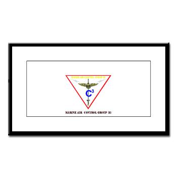 MACG38 - M01 - 02 - Marine Air Control Group 38 with Text Small Framed Print - Click Image to Close