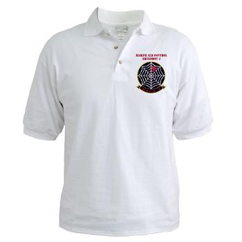 MACS4 - A01 - 01 - Marine Air Control Squadron 4 with Text - Golf Shirt