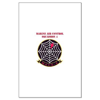 MACS4 - A01 - 01 - Marine Air Control Squadron 4 with Text - Large Poster