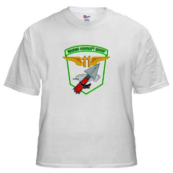 MAG11 - A01 - 04 - Marine Aircraft Group 11 - White T-Shirt