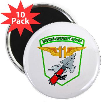 MAG11 - M01 - 01 - Marine Aircraft Group 11 - 2.25" Magnet (10 pack) - Click Image to Close