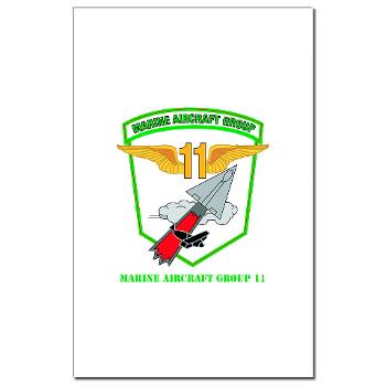 MAG11 - M01 - 02 - Marine Aircraft Group 11 with Text - Mini Poster Print - Click Image to Close