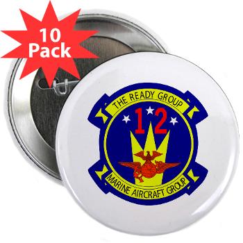 MAG12 - M01 - 01 - Marine Aircraft Group 12 2.25" Button (10 pack) - Click Image to Close