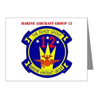 MAG12 - M01 - 02 - Marine Aircraft Group 12 with Text Note Cards (Pk of 20) - Click Image to Close