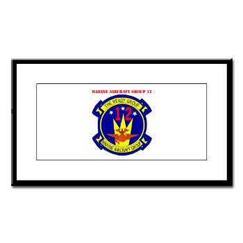 MAG12 - M01 - 02 - Marine Aircraft Group 12 with Text Small Framed Print - Click Image to Close