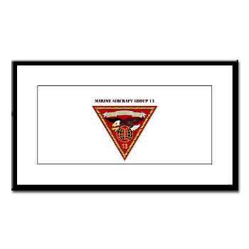 MAG13 - M01 - 02 - Marine Aircraft Group 13 with Text Small Framed Print