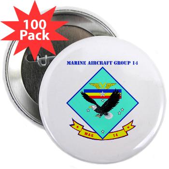 MAG14 - M01 - 01 - Marine Aircraft Group 14 (MAG-14) with Text - 2.25" Button (100 pack)