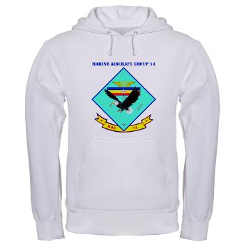 MAG14 - A01 - 03 - Marine Aircraft Group 14 (MAG-14) with Text - Hooded Sweatshirt