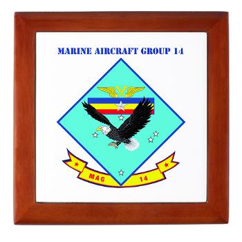 MAG14 - M01 - 03 - Marine Aircraft Group 14 (MAG-14) with Text - Mousepad