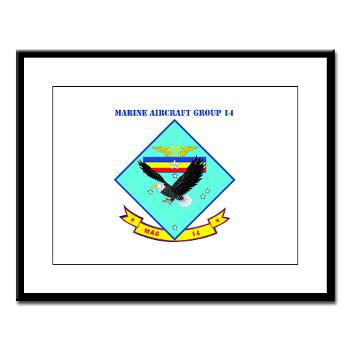 MAG14 - M01 - 02 - Marine Aircraft Group 14 (MAG-14) with Text - Large Framed Print - Click Image to Close