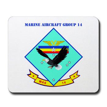 MAG14 - M01 - 03 - Marine Aircraft Group 14 (MAG-14) with Text - Stackable Mug Set (4 mugs) - Click Image to Close