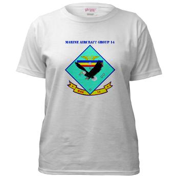 MAG14 - A01 - 04 - Marine Aircraft Group 14 (MAG-14) with Text - Women's T-Shirt