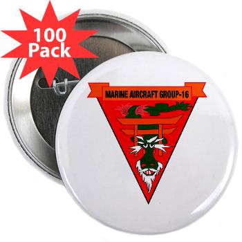 MAG16 - M01 - 01 - Marine Aircraft Group 16 2.25" Button (100 pack) - Click Image to Close