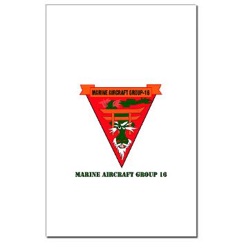 MAG16 - M01 - 02 - Marine Aircraft Group 16 with Text Mini Poster Print