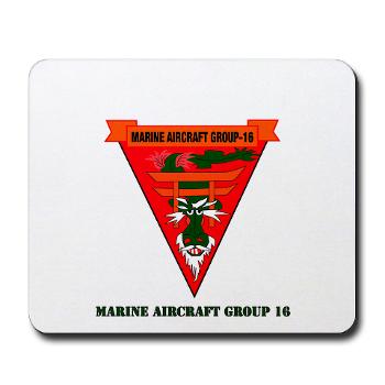 MAG16 - M01 - 03 - Marine Aircraft Group 16 with Text Mousepad - Click Image to Close