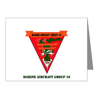 MAG16 - M01 - 02 - Marine Aircraft Group 16 with Text Note Cards (Pk of 20) - Click Image to Close