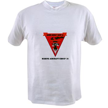 MAG16 - A01 - 04 - Marine Aircraft Group 16 with Text Value T-Shirt