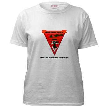 MAG16 - A01 - 04 - Marine Aircraft Group 16 with Text Women's T-Shirt