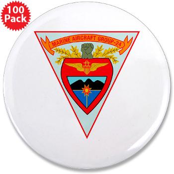MAG24 - M01 - 01 - DUI - Marine Aircraft Group 24 - 3.5" Button (100 pack) - Click Image to Close