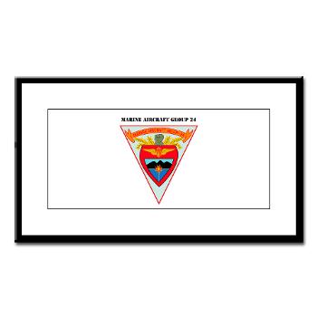 MAG24 - M01 - 02 - DUI - Marine Aircraft Group 24 with Text - Small Framed Print - Click Image to Close