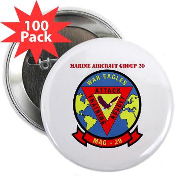 MAG29 - M01 - 01 - Marine Aircraft Group 29 (MAG-29) with Text 2.25" Button (100 pack) - Click Image to Close