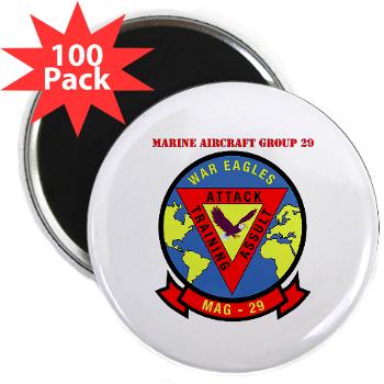MAG29 - M01 - 01 - Marine Aircraft Group 29 (MAG-29) with Text 2.25" Magnet (100 pack) - Click Image to Close