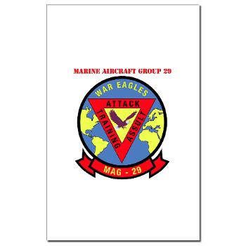 MAG29 - M01 - 02 - Marine Aircraft Group 29 (MAG-29) with Text Mini Poster Print