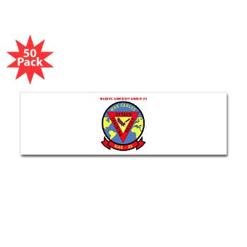 MAG29 - M01 - 01 - Marine Aircraft Group 29 (MAG-29) with Text Sticker (Bumper 50 pk)