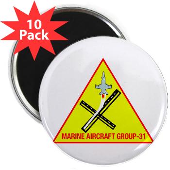 MAG31 - M01 - 01 - Marine Aircraft Group 31 (MAG-31) 2.25" Magnet (10 pack) - Click Image to Close