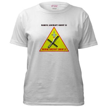 MAG31 - A01 - 04 - Marine Aircraft Group 31 (MAG-31) with Text Women's T-Shirt