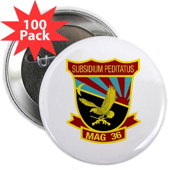 MAG36 - M01 - 01 - Marine Aircraft Group 36 - 2.25" Button (100 pack) - Click Image to Close