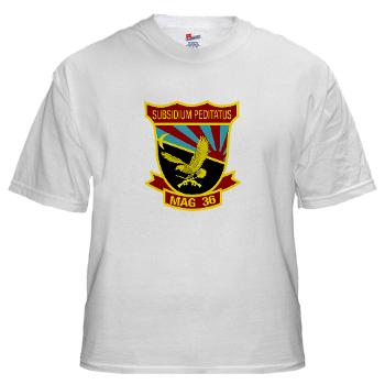 MAG36 - A01 - 04 - Marine Aircraft Group 36 - White T-Shirt