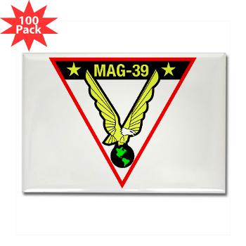 MAG39 - M01 - 01 - Marine Aircraft Group 39 - Rectangle Magnet (100 pack)