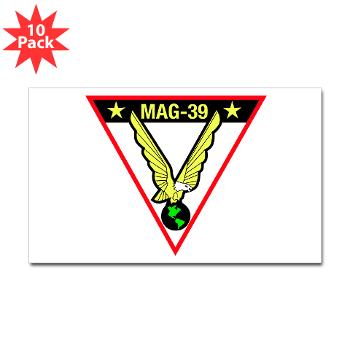 MAG39 - M01 - 01 - Marine Aircraft Group 39 - Sticker (Rectangle 10 pk) - Click Image to Close