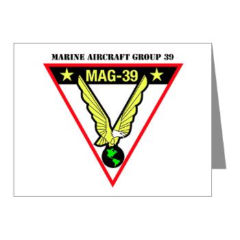 MAG39 - M01 - 02 - Marine Aircraft Group 39 with Text - Note Cards (Pk of 20) - Click Image to Close