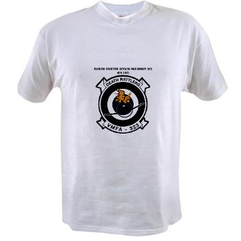 MFAS323 - A01 - 04 - Marine F/A Squadron 323(F/A-18C) with Text - Value T-Shirt