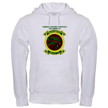 MALS12 - A01 - 03 - Marine Aviation Logistics Squadron 12th with Text Hooded Sweatshirt - Click Image to Close