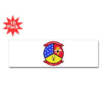MALS13 - A01 - 01 - USMC - Marine Aviation Logistics Squadron 13 - Sticker (Bumper 10 pk) - Click Image to Close