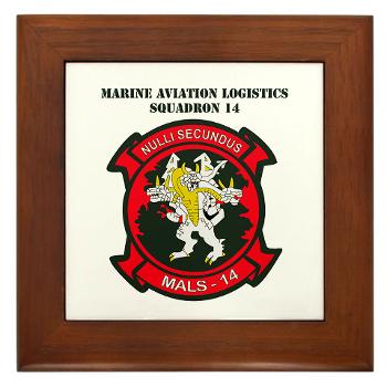 MALS14 - M01 - 03 - Marine Aviation Logistics Squadron 14 (MALS-14) with text - Keepsake Box