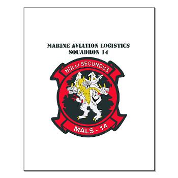 MALS14 - M01 - 02 - Marine Aviation Logistics Squadron 14 (MALS-14) with text - Small Poster