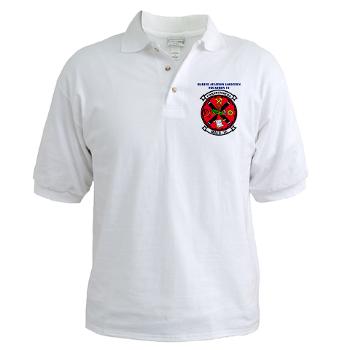 MALS16 - A01 - 04 - Marine Aviation Logistics Squadron 16 with Text - Golf Shirt
