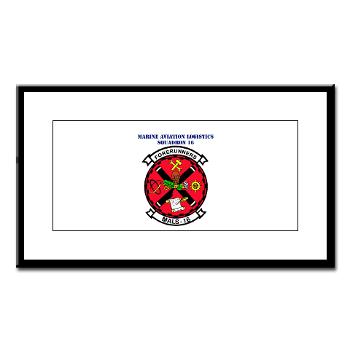 MALS16 - M01 - 02 - Marine Aviation Logistics Squadron 16 with Text - Small Framed Print - Click Image to Close