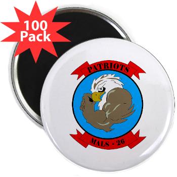 MALS26N - M01 - 01 - Marine Aviation Logistics Squadron 26-NEW 2.25" Magnet (100 pack) - Click Image to Close