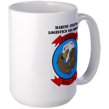 MALS26N - M01 - 03 - Marine Aviation Logistics Squadron 26-NEW with text Large Mug