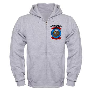 MALS26N - A01 - 03 - Marine Aviation Logistics Squadron 26-NEW with text Zip Hoodie