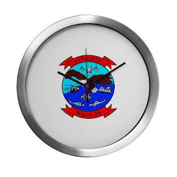 MALS26O - M01 - 03 - Marine Aviation Logistics Squadron 26-OLD (MALS-26) - Modern Wall Clock