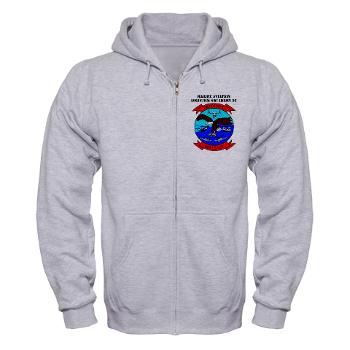 MALS26O - A01 - 03 - Marine Aviation Logistics Squadron 26-OLD (MALS-26) with text - Zip Hoodie