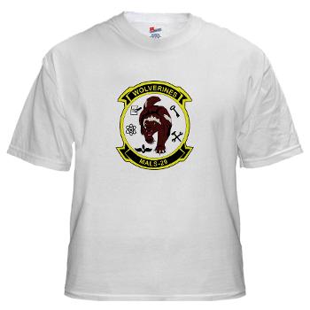 MALS29 - A01 - 04 - Marine Aviation Logistics Squadron 29 (MALS-29) White T-Shirt