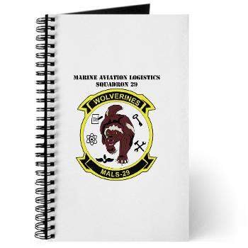 MALS29 - M01 - 02 - Marine Aviation Logistics Squadron 29 (MALS-29) with Text Journal - Click Image to Close